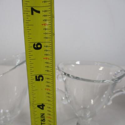 Imperial Candlewick Footed Creamer & Sugar