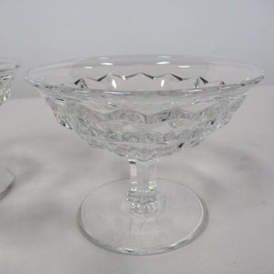 Fostoria Pitcher & Glasses