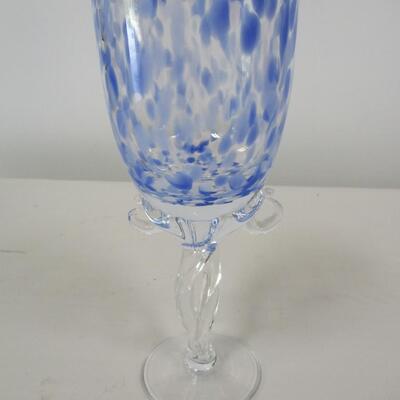 Blue Glass Vase