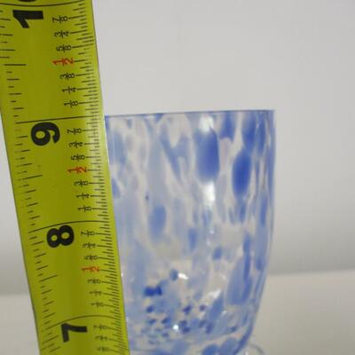 Blue Glass Vase