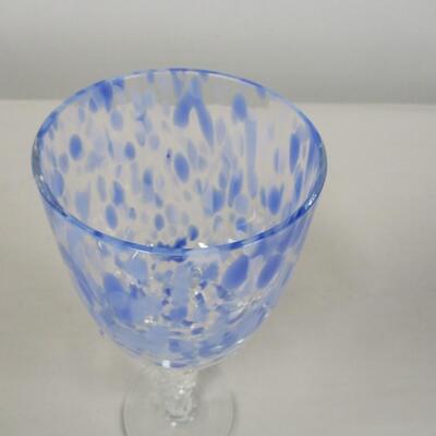 Blue Glass Vase