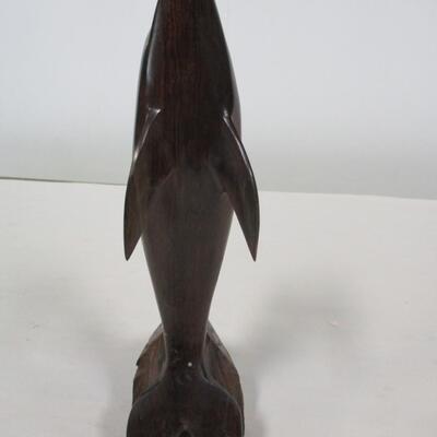 Carved Wood Dolphin