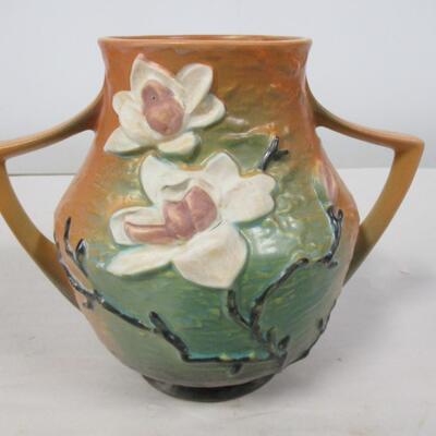Magnolia Roseville Pottery Vase