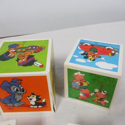 Walt Disney Productions Nesting Blocks & Puzzles (see all pictures)