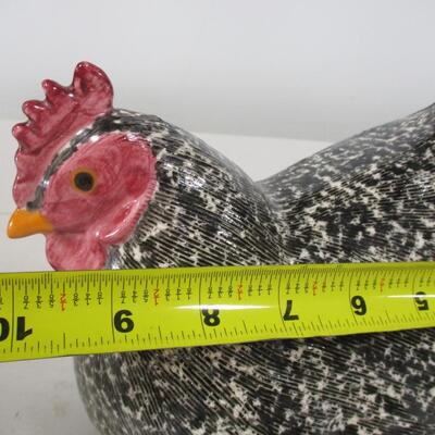 Collection Of Ceramic Decor Chicken & Frogs