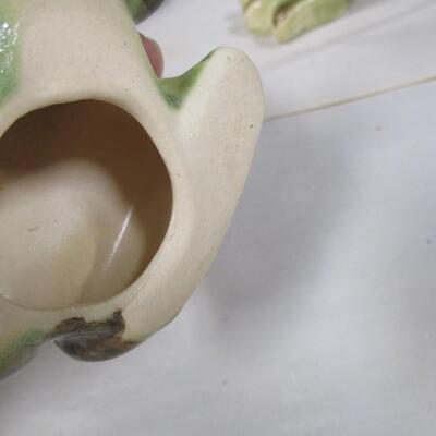 Collection Of Ceramic Decor Chicken & Frogs