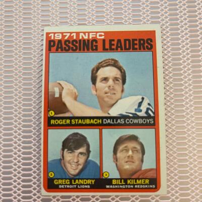 1971 Ct.C.G NFC passing leaders - Staubach / Landry / Kilmer