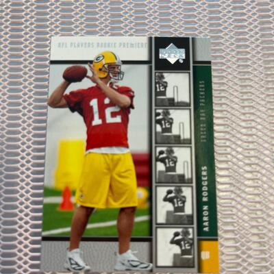 Upper Deck Aaron Rodgers Rookie Card card #16