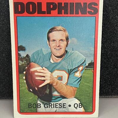 1971 T.C.O Bob Griese #80 QB Dolphins