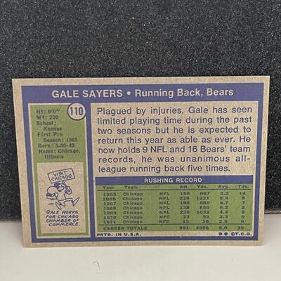 T.C.G Gale Sayers #110 Bears RB
