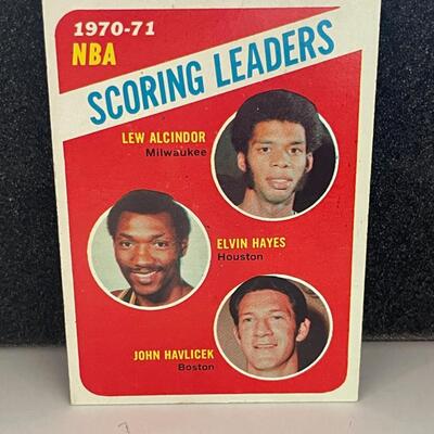 T.C.G 70-71 NBA scoring leaders - Alcindor