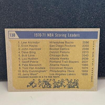 T.C.G 70-71 NBA scoring leaders - Alcindor