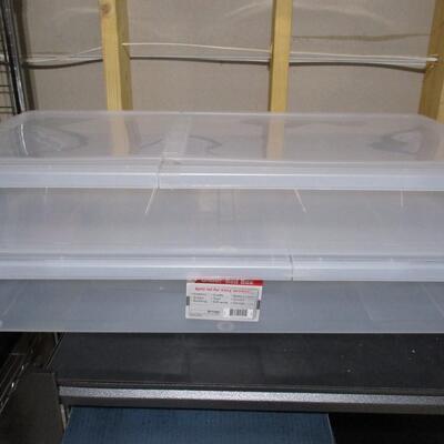 Under Bed Plastic Storage Containers