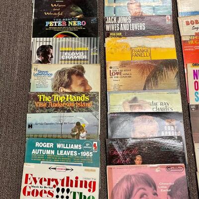 Vinyl Record Lot 15, 30 Albums Various Artists