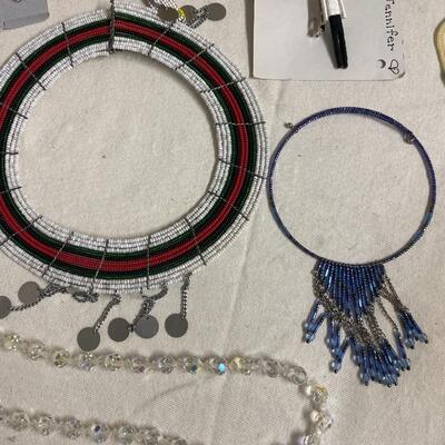 Unique beaded and shell jewelry