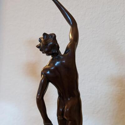 Frederick Hart's Olympic Collection Ascent to Victory, Male Bronze & Acrylic Sculpture