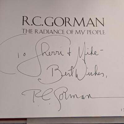 R.C. Gorman The Radiance of My People Book, Signed
