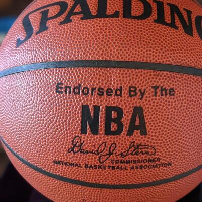 Authentic Autographed Basketball of Michael Jordon, Scottie Pippen, & Dennis Rodman