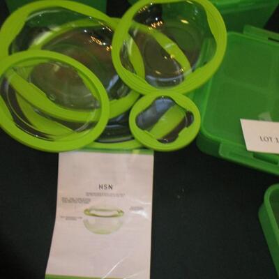 Lockin Green Plastic Containers
