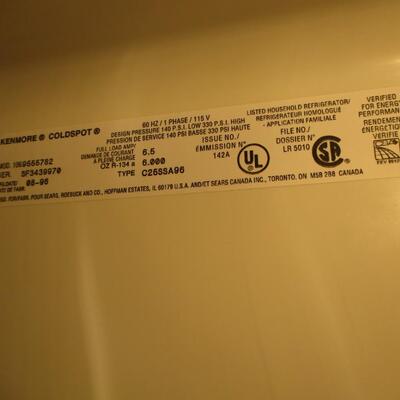 Kenmore Side by Side Refrigerator