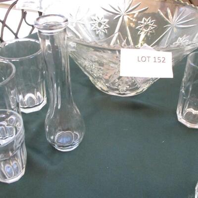 Anchor Hocking Punch bowl, Salad Spinner