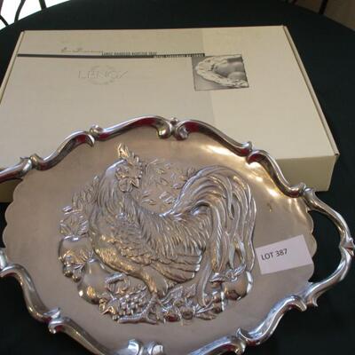 Lenox Rooster Tray