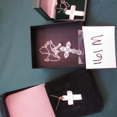 Sterling Cross Necklaces
