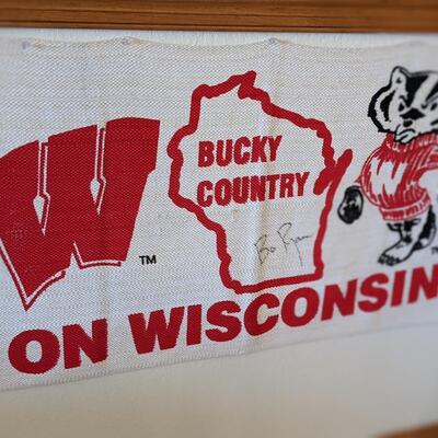 Autographed Bo Ryan Wisconsin Badger Preserved Rug