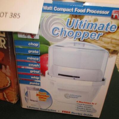 Kitchenware-chopper, glassware