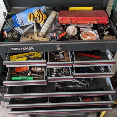 Craftsman 2 Piece Tool Chest, Includes Tools!
