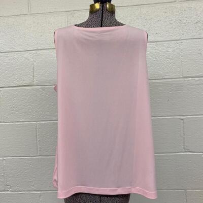 SUSAN GRAVER ESSENTIALS - ADORABLE FLOWY WOMENâ€™S DRESS TANK TOP - SIZE 1X