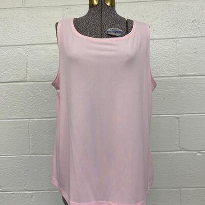 SUSAN GRAVER ESSENTIALS - ADORABLE FLOWY WOMENâ€™S DRESS TANK TOP - SIZE 1X