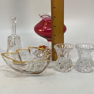Vintage Mixed Glass and Crystal Lot