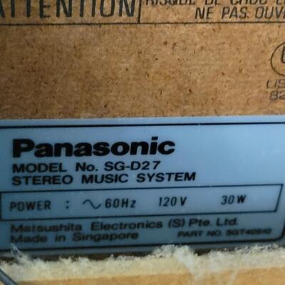 Panasonic SG-D27 Stereo Music System (LR-DW)
