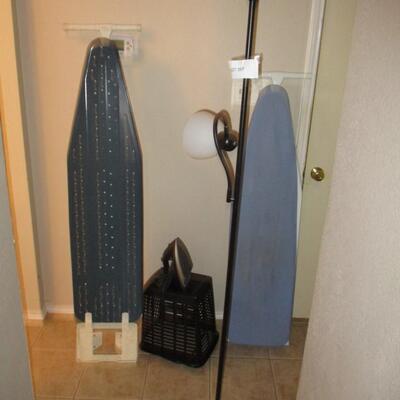 Floor Lamp, Ironing Boards, Iron