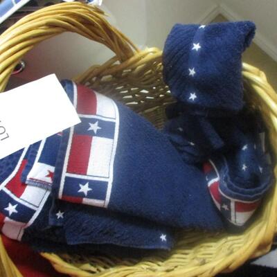 Texas Design Bath Decor & Polk a dot Garment Bags