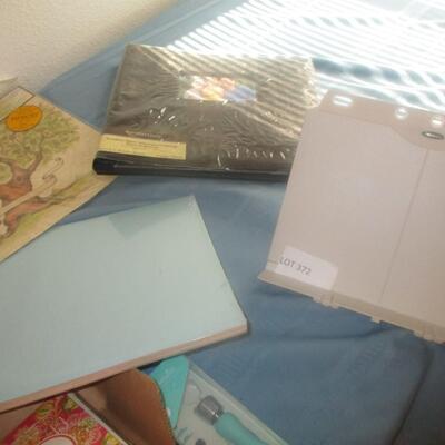 Scrapbooking Supplies--die cutter, scrapbooks