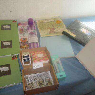 Scrapbooking Supplies--die cutter, scrapbooks