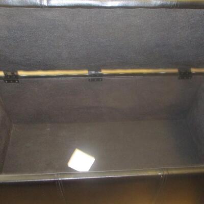 Leather Storage Benches