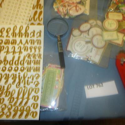 Sewing/Craft Supplies- craft scissors, calendar