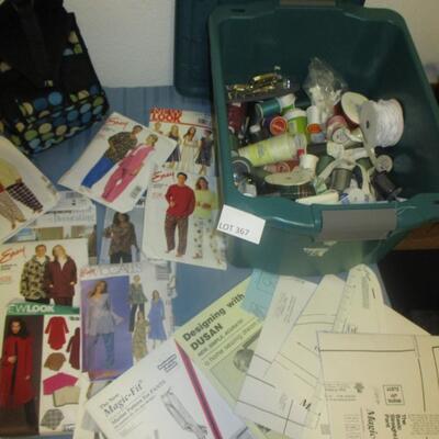 Crafting Supplies-- Memory book, tote