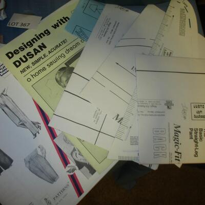 Sewing supplies--patterns