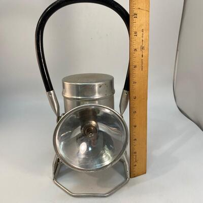 Vintage Aluminum Ecolite Two Way Lantern Flashlight