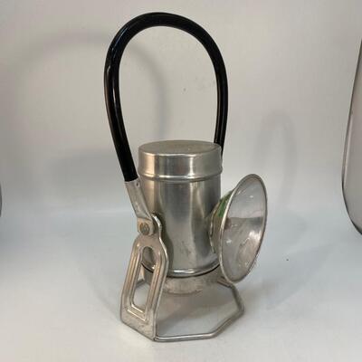 Vintage Aluminum Ecolite Two Way Lantern Flashlight