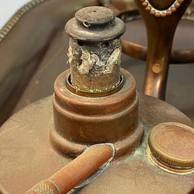 Vintage S. Sternau & Co. "MMB" Monogrammed Copper Tea Coffee Serving Set