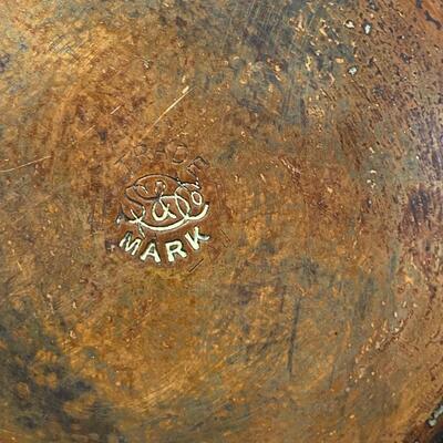 Vintage S. Sternau & Co. "MMB" Monogrammed Copper Tea Coffee Serving Set