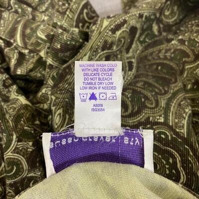 SUSAN GRAVER STYLE - PAISLEY PRINT WOMENâ€™S TOP - SIZE XL