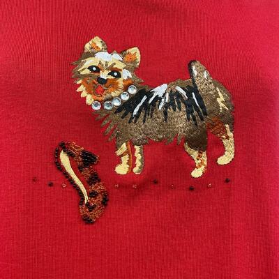 QUACKER FACTORY - WOMENâ€™S FUN SWEATER - SIZE XL