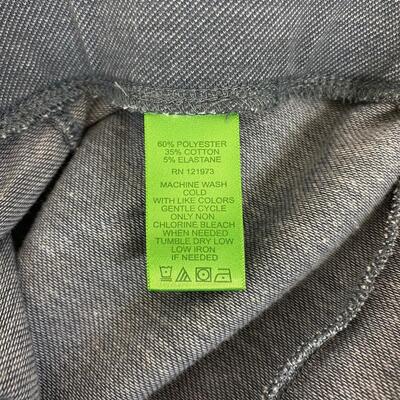 LOGO INSTANT CHIC - 2 PAIR - WOMENâ€™S PULL ON STRETCH PANTS - SIZE XL