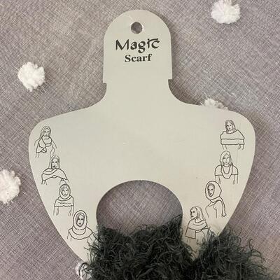 NEW MAGIC SCARF - DARK CHARCOAL GRAY
